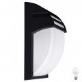 LED Wandlampe in schwarz für den Außenbereich VT-754-MB