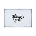 Whiteboard 60x90CM Magnetwand + Zubehör Magnettafel Memoboard Pinnwand Wandtafel Tafel Alu Aluminium Magnetboard Weißwand Magnet