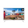Telefunken XH24K550V-W 24 Zoll Fernseher / Smart TV (HD Ready, HDR, 12V Anschluss, Triple-Tuner) - 6 Monate HD+ inklusive