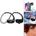 Bluetooth-Kopfhörer IPX7 Wasserdichter 15-Stunden-Akku Schweißfester HD-Stereo mit Mikrofon in-Ear-Ohrhörer Sportkopfhörer Heads