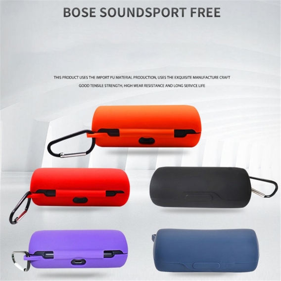 Für BOSE SoundSport Free Wireless schwarz Bluetooth Headset Box Silikonhülle Praktische Schutzhülle