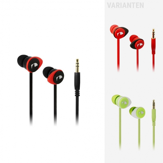 Nakamichi Over-Ear Stereo Kopfhörer, In-Ear Ohrhörer Ohrstöpsel Sport 3,5 mm, Farbe:olivgrün, Modell-:NK 205