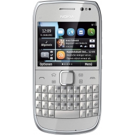 More about Nokia E6 Smartphone 2,46 Zoll QWERTZ silver "gut"