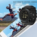 Outdoor Digital Smart Sportuhr fuer Maenner mit Pedometer-Armbanduhr fuer iOS und Android 50M wasserdicht