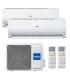 Haier Klimaanlage Dual Split Geos Plus 9000+12000 2,5kW+3,5kW WIFI R32 A++/A+