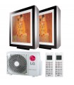 LG Dual Split ARTCOOL GALLERY 9000+9000BTU (2,5 kW+2,5 kW) Klimaanlage R32 A++/A+