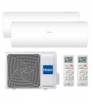 Haier Pearl Dual Split Klimagerät 9000+9000BTU 2,5kW+2,5kW WIFI R32