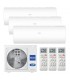 Haier Pearl 9000+9000+9000BTU 2,5kW+2,5+2,5kW WIFI R32 Trial Split-Klimaanlage