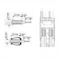 Abb Mylos SAT-Steckdose und F-Konnektor  2CSY1140MS