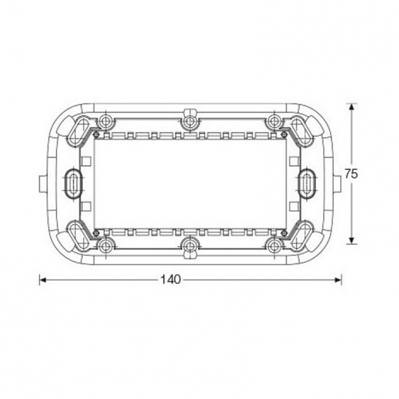 Abb Mylos Halterung 4 Module 2CSY1604MY