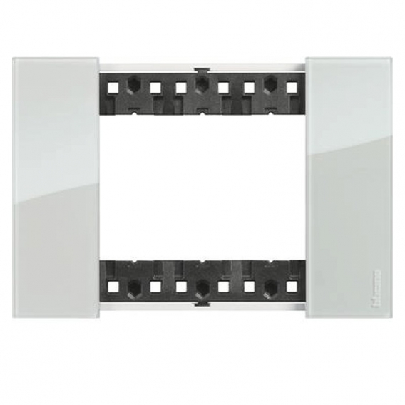 Bticino Platte Living Now 3 Module Farbe: Sky KA4803DA