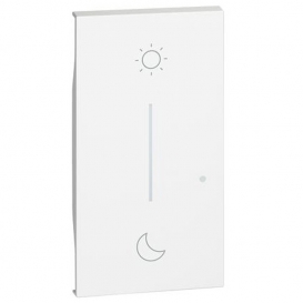 More about Bticino Living Now beleuchtbare Abdeckung, Symbol: NOTTE&GIORNO Wireless Weiß KW41M2