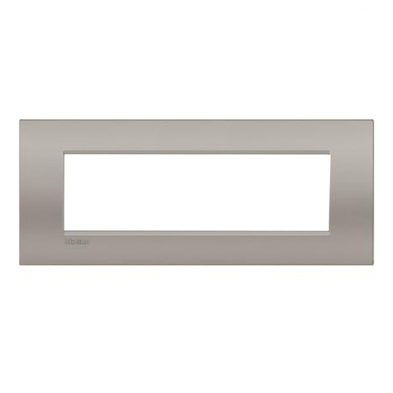 Teller Bticino LivingLight AIR sand 7 Plätze LNC4807SB