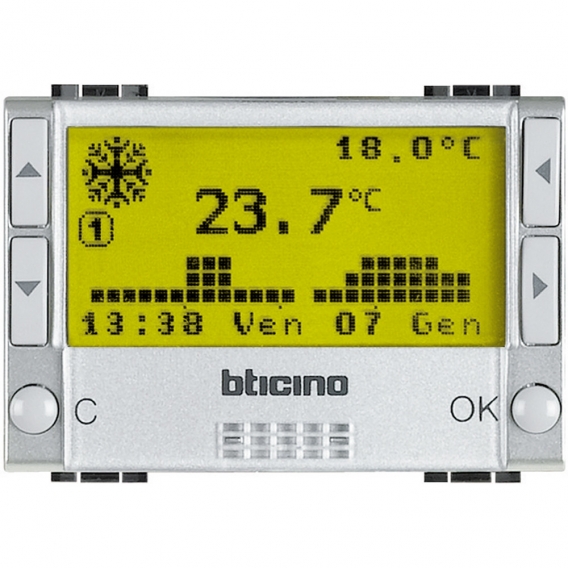 BTicino Chronothermostat Livinglight Tech NT4451