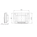 Wasserdichte Platte Gewiss system weiß ip55 4 Module GW22461