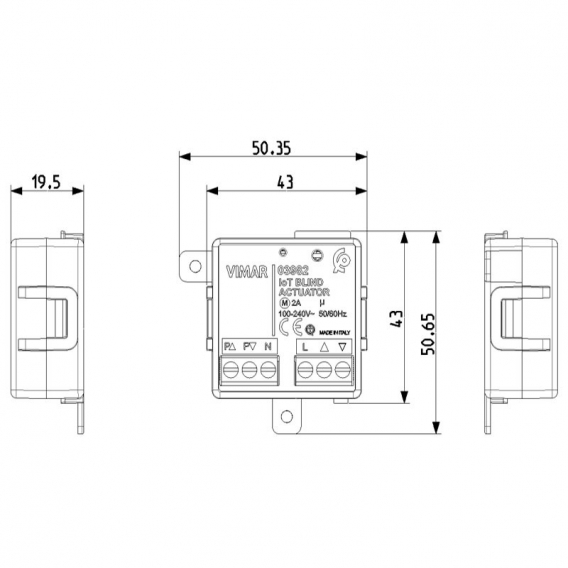 Vimar IoT-Rollladenmodul View Wireless 03982