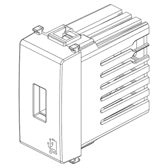 Vimar Plana USB-Steckdose 5V1,5A Farbe Weiß 14292