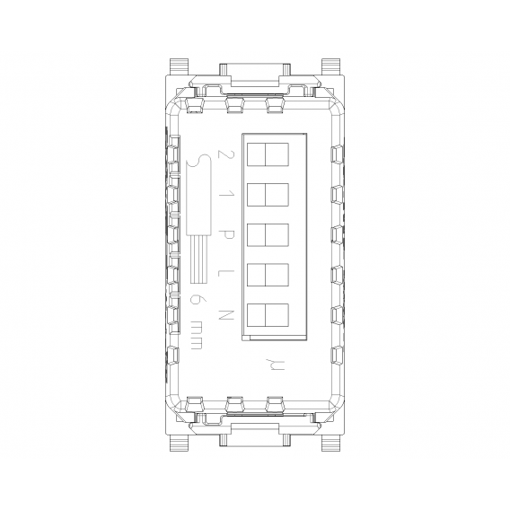 Vimar Plana IoT-verbundener Verteilmechanismus 14592.0