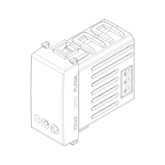 Angeschlossener Stellantrieb IoT Vimar Plana 16A Weiß 14593