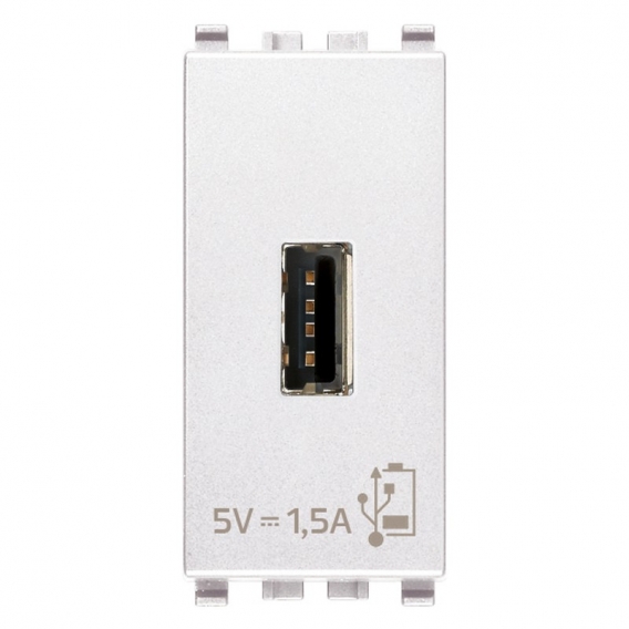 Vimar Eikon 5V1,5A USB-Stecker weiß 20292.