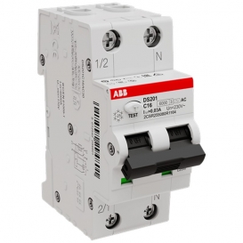 More about Differential-Magnetothermal Abb 16A 1P N 30MA AC 6KA 2M DS201C16AC30