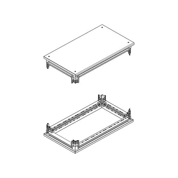 Basis-Kit und getestet Bticino für schränke HDX 850x600mm 91801/86A