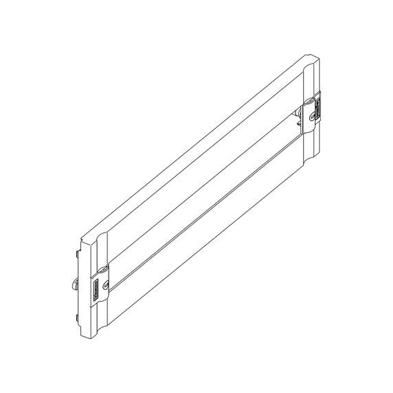 Plastikabdeckung Bticino MAS160 mit fenster DIN35 9429/24PL