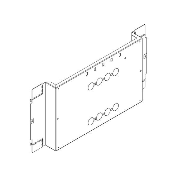 Befestigungsplatte Bticino für MW630 in bilder und schränke 9561P/SW