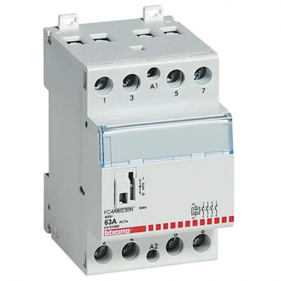 Bticino Schütz 4NO 63A 230V 3 Module FC4A6/230N