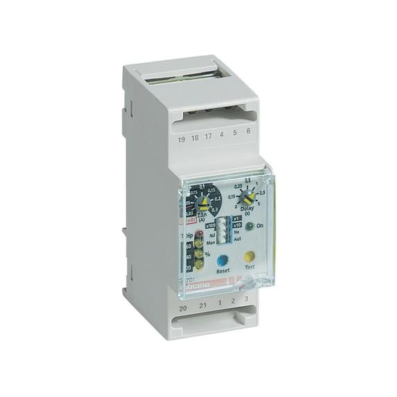 Relais, differential-Bticino zu toroidi separate 2-module G701N