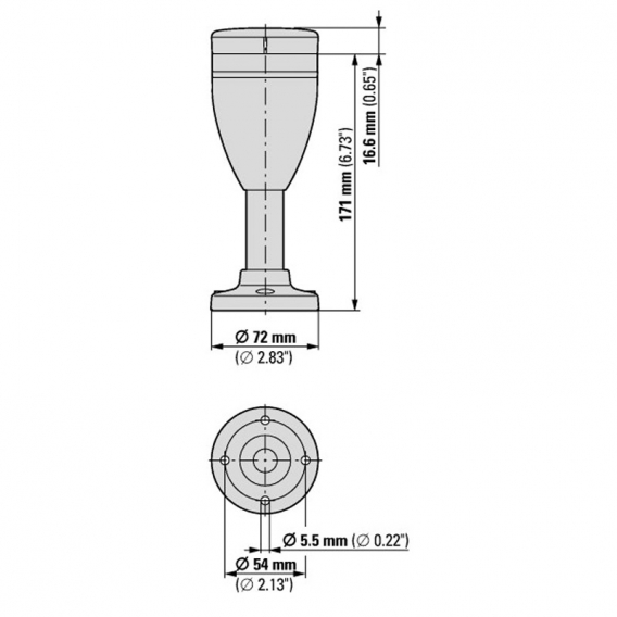 Eaton Aluminium-Signalsäule 171443