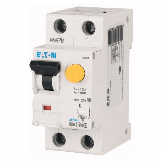 Eaton FRBM6 20A 1P+N 300MA AC 6KA Fehlerstrom-Schutzschalter 177634