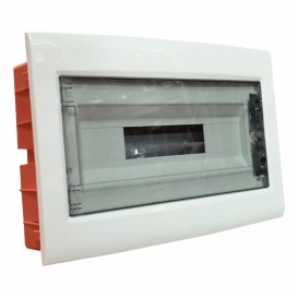 More about Unterputz-Schaltschrank Gewiss 18 Module transparent rauchfarben IP40 GW40608