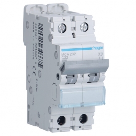 More about Leistungsschalter Hager 32A 2P 6KA C 2 module MCA232