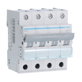 More about Leistungsschalter 4P Hager 6A 4,5 KA C 4 module MYN406