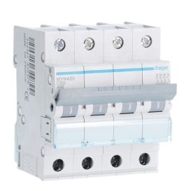 More about Leistungsschalter Hager 4P 50A 4,5 KA C 4 module MYN450