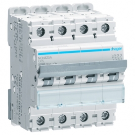 More about Leistungsschalter 4P Hager 25A 10KA C 4 module NCN425A