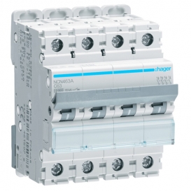 More about Leistungsschalter Hager 4P 10KA 63A C 4 module NCN463A