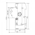 Italweber Sektionssicherungshalter BCH 22 x 58 mm 3 Pole 100A 690V 2303058