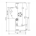 Italweber Sektionssicherungshalter BCH 22 x 58 mm 3-polig+N 100A 690V 2303059