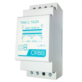 More about Orbis 15VA 230/12-24V AC Modulartransformator OB86C1524