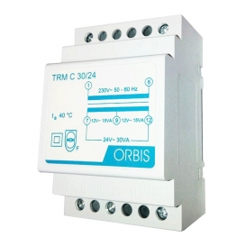 More about Orbis 30VA 230/12-24V AC Modulartransformator OB86C3024