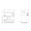 Siemens RCD320 differenziertes Modul für Serie 3VA11 4-polig 3VA91140RL10