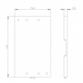 Siemens DIN-Adapter für 3/4-polige Kompaktleistungsschalter 3VA91870SH10