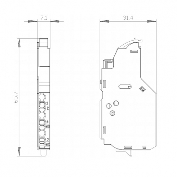 Siemens Alarm-Hilfskontakt Typ HQ-EL verpackt 3VA99880AB13