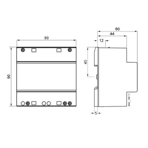 Siemens 63VA 2X12/24V Sicherheitstransformator 4AC37630