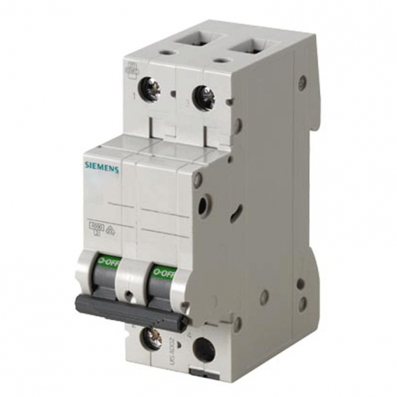 Leistungsschalter Siemens 2P 10A 4,5 kA Typ-C-2 Module