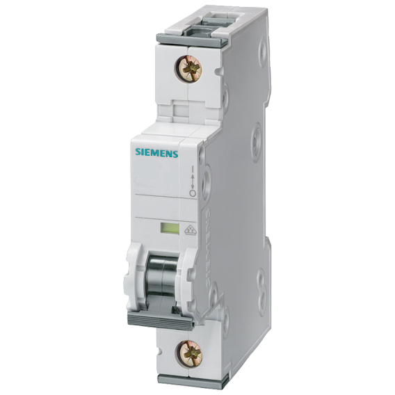 Leistungsschalter Siemens 1P 6A 6kA Typ C, für 1 Modul