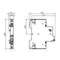 Störmeldekontakt Siemens 1NA+1NC 0,5 Module 5ST3020