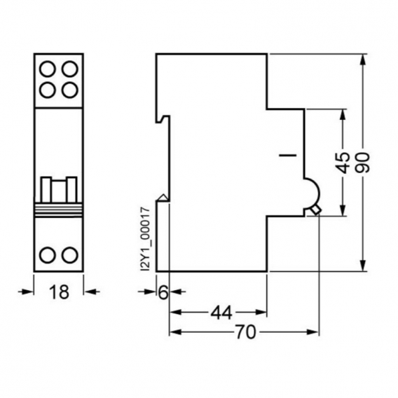 Siemens 24-48 AC/DC Stromspule 1 Modul 5ST3031